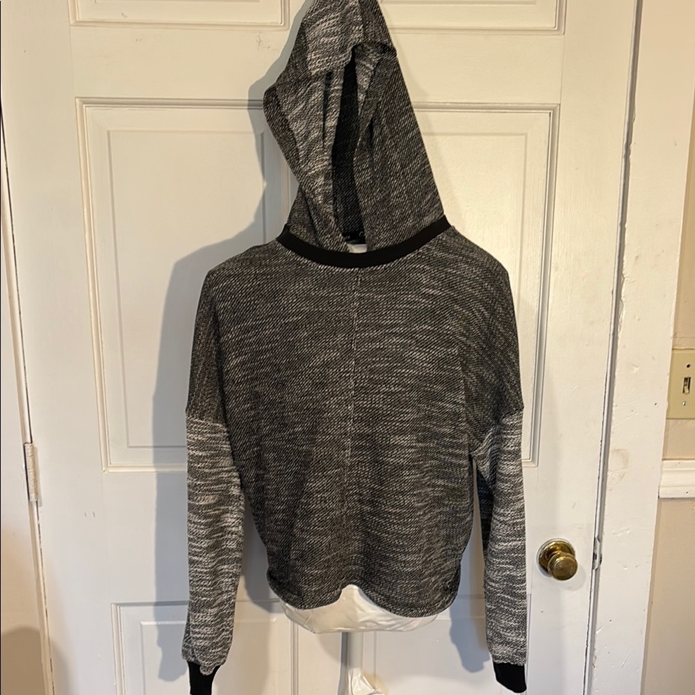 Calvin Klein Performance Black and Gray Cowl Neck Sweater